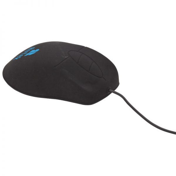 Black Antimicrobial-Washable Mouse